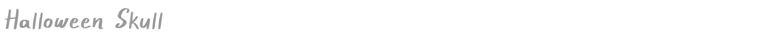Halloween Skull font preview